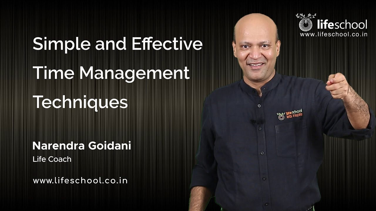 Simple and Effective Time Management Techniques - YouTube
