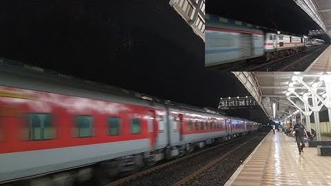 22717 Rajkot Secunderabad Express Gets Brand New LHB Coaches Skipping Dapodi | CNB WAP7 in lead 
