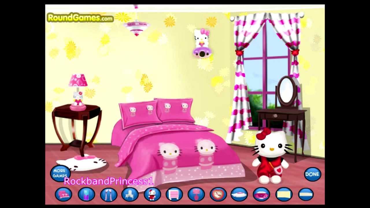 Hello Kitty Online Games  Hello Kitty Room  Decoration  Game  