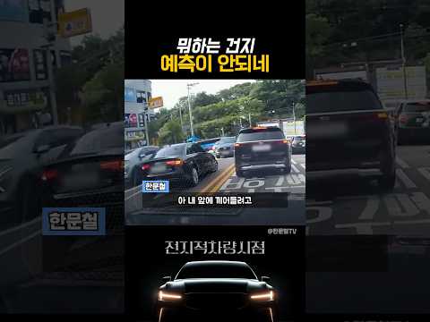 도로에서 눈싸움 시전하는 정신나간 운전자 thumbnail