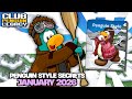 JANUARY 2026 PENGUIN STYLE SECRETS ❄️ | Club Penguin Legacy