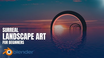 Blender 3D - Create a Surreal Landscape Art | Beginner Tutorial Part 2
