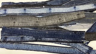 Even from belts from old jeans you can sew an interesting and practical thing! by Two Strands 18,501 views 3 months ago 5 minutes, 50 seconds