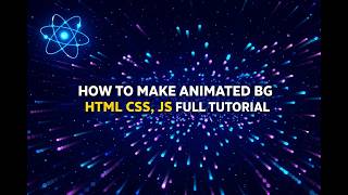 Animated Galaxy Background Using HTML CSS,js | Majic of Science #modern animation Net Worth