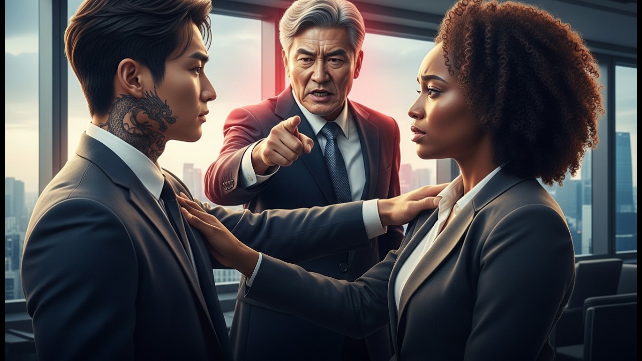 Korean Mafia boss fired the black Secretary for no reason, then his Son did something unexpected...