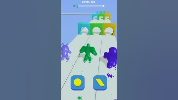 Blob shifter 3d fun race gameplay level 260-261 #gaming #fun