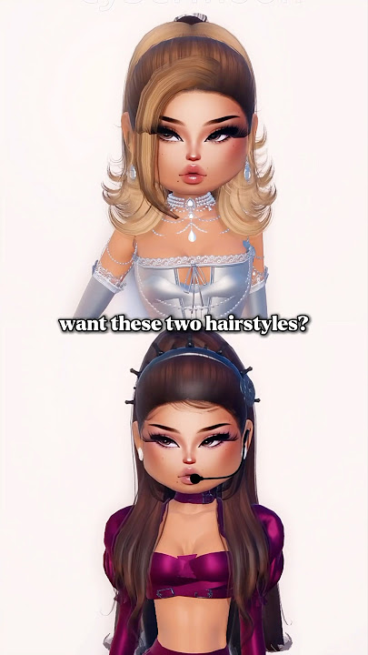 the iconic ponytail tutorial! 👱‍♀️#dti #dresstoimpress #roblox #arianagrande #dtiroblox