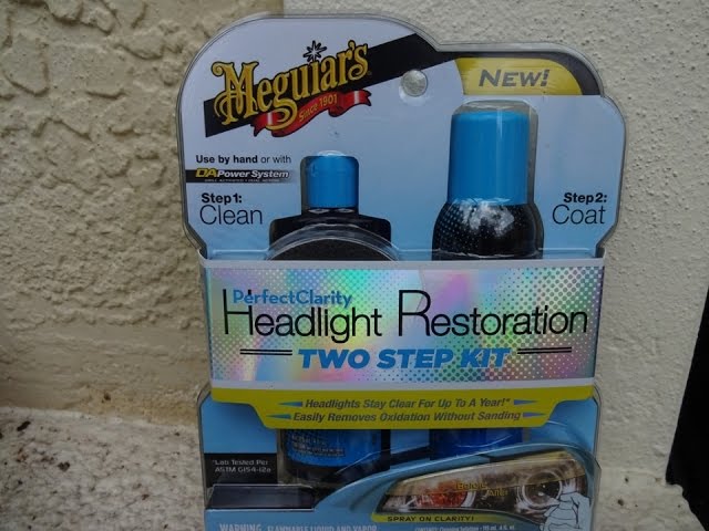 2 Step FADED HEADLIGHT RESTORATION and PROTECTION