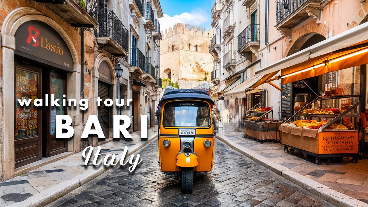 BARI 🇮🇹 ITALY 🇮🇹 WALKING TOUR 4K