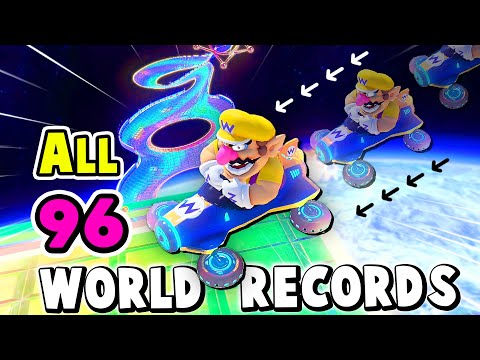 Reacting To Every Mario Kart 8 Deluxe World Record