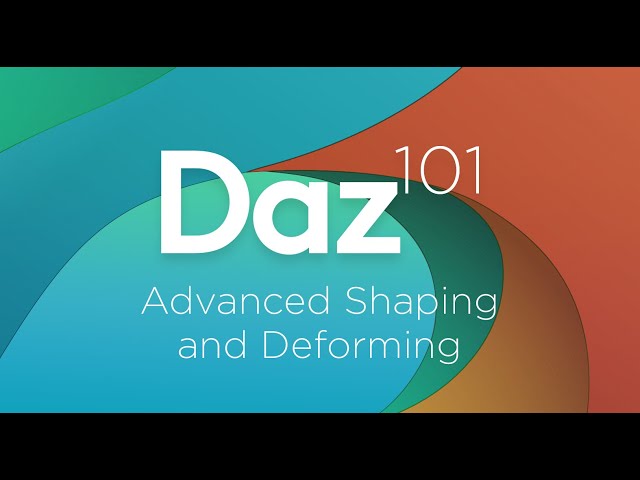 Daz 3D Tutorial: Advanced Shaping and deforming