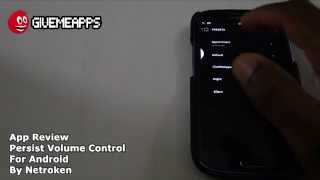 Persist Volume Control for Android! Create Preset Volume Profiles For Any Environment! screenshot 5