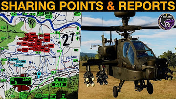 AH-64D Apache: Sharing Points, Target, PP & FARM Reports On Datalink Tutorial | DCS