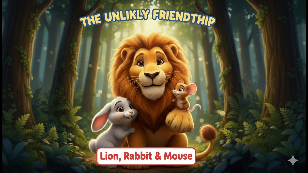 The Clever Mouse and the Kind Rabbit 🐭🐰 | Kids Moral Story | AI Animated