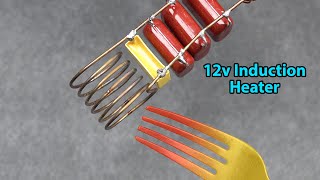 DC 12v Induction Heater Circuit - Simple And Powerful