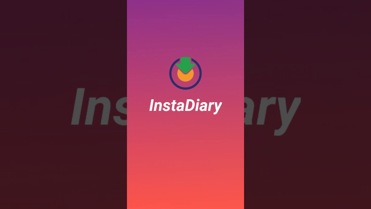 InstaDiary download images & video and copy caption status or hashtag from Instagram via app