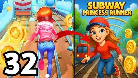 Subway Princess Runner - Gameplay Walkthrough Tutorial Part 32 All Levels Mobile Game (Android, iOs)