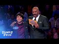 Tina gets three ZEROS. Then THIS happens... | Family Feud