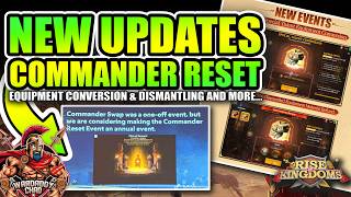 Updates From The Meet-Up: Commander Reset - Rise of Kingdoms screenshot 5