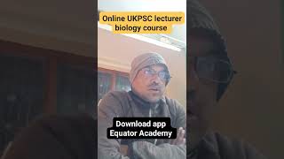 Online UKPSC lecturer biology course#ukpsc #uppsc #PSC #biology