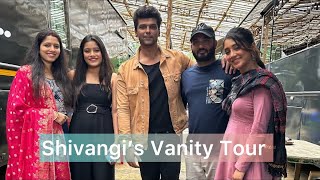 Shivangi's Vanity Tour || Barsatein Set || Bhabhi ne Dekhi First Time Shooting I| Mumbai