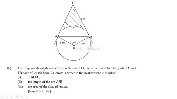 WASSCE 2020-Tangents to a circle