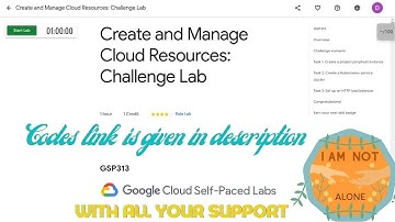 Create and Manage Cloud Resources: Challenge Lab || [GSP313]