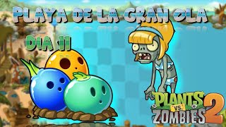 Día 11 |Plantas vs. Zombies 2| Playa de la Gran Ola!