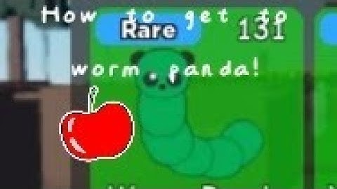 How to get the worm panda in Find the panda!(Roblox )