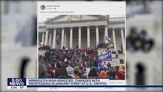 Minnesota man arrested, charged with trespassing in January 6 riot at U.S. Capitol | FOX 9 KMSP