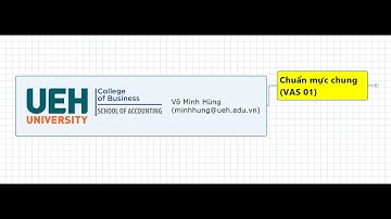VAS 01 (Các giả định và nguyên tắc kế toán cơ bản)