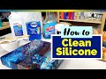 How to Clean SILICONE off Acrylic Pour | Tips & Tricks on How to Prepare for Varnish & RESIN