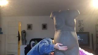 Pregnant Body Cast Sculpture 3 The Reveal