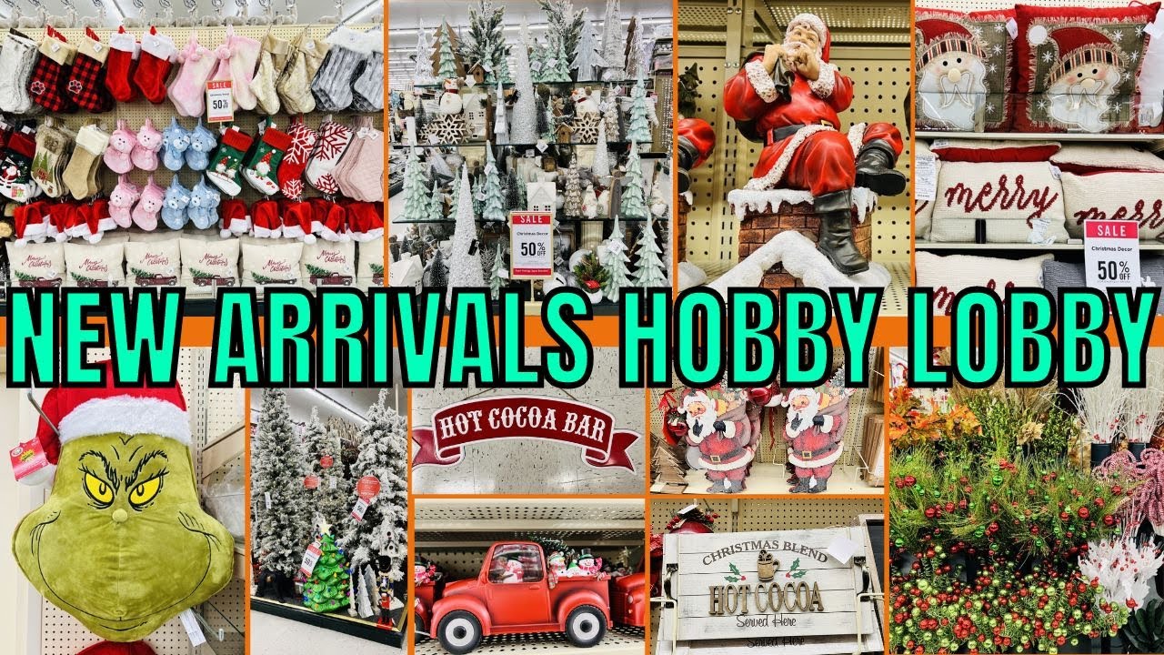 NEW ARRIVALS HOBBY LOBBY SHOP W/ME 2022 | CHRISTMAS DECORATIONS | HOBBY LOBBY SHOP W/ME