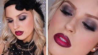 Roaring 1920's Inspired Makeup ♡ Great Gatsby, Flapper Costume Makeup!