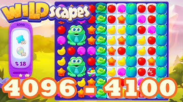 Wildscapes Level 4096- 4100 HD Walkthrough 3 match puzzle | android | 4097 | 4098 | 4099 | IOS