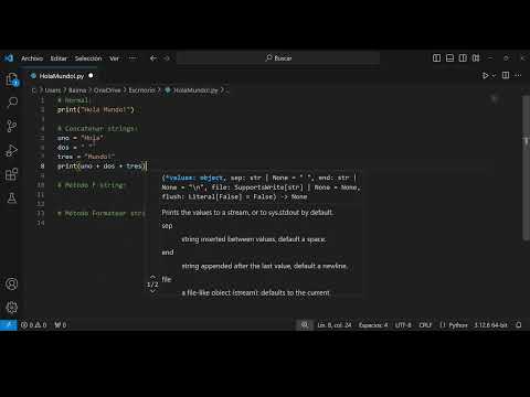 Hola Mundo! en Python de 4 maneras diferentes.