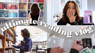 ultimate book vlog !! reorganising my bookshelf, book shopping, journaling and a five star read??