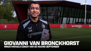 Giovanni van Bronckhorst = Rinus Michels Coach van de Maanad rugsėjis