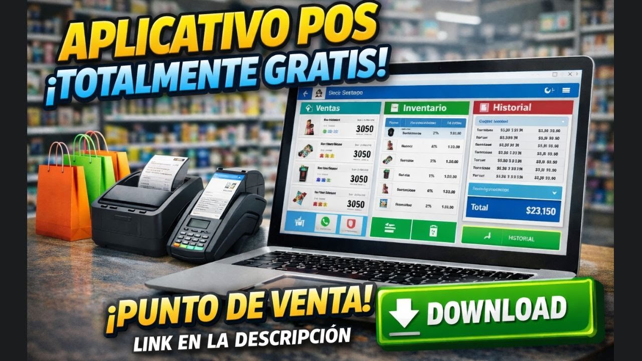 🟢 Ideal para Tiendas y Negocios | PUNTO DE VENTA GRATIS para PC - YouTube