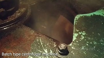 Working of Sugar Batch type Centrifugal machine