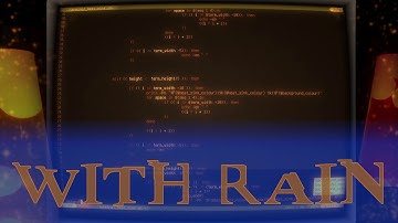 ASMR Programming shell script on a vintage pc | keyboard sounds | no talking | animated background