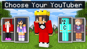 Minecraft, But You Can Choose Your YOUTUBER!