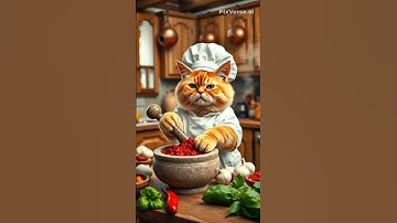 Thumbnail of Masak Pecel Ikan #cat #music #catlovers #cute #animallife #cuteanimals #funny #ai #cartoon #ikan