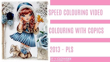 Kit and Clowder - Copic Speed Colouring - Pretty Winter Friends