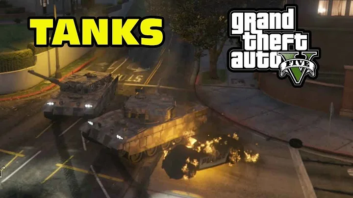 Leland Steals a Tank in GTA- And Blows Up