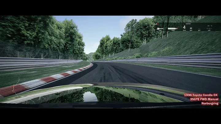 1 Lap At The Nurburgring with the black yota 96