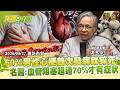 【精選】60%男性心肌梗塞竟首次發病就猝死 心臟權威警告：血管阻塞超過70%才有症狀【寶傑說健康】