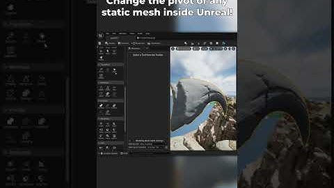 Quick Tips: Change the pivot of any static mesh inside Unreal Engine #shorts