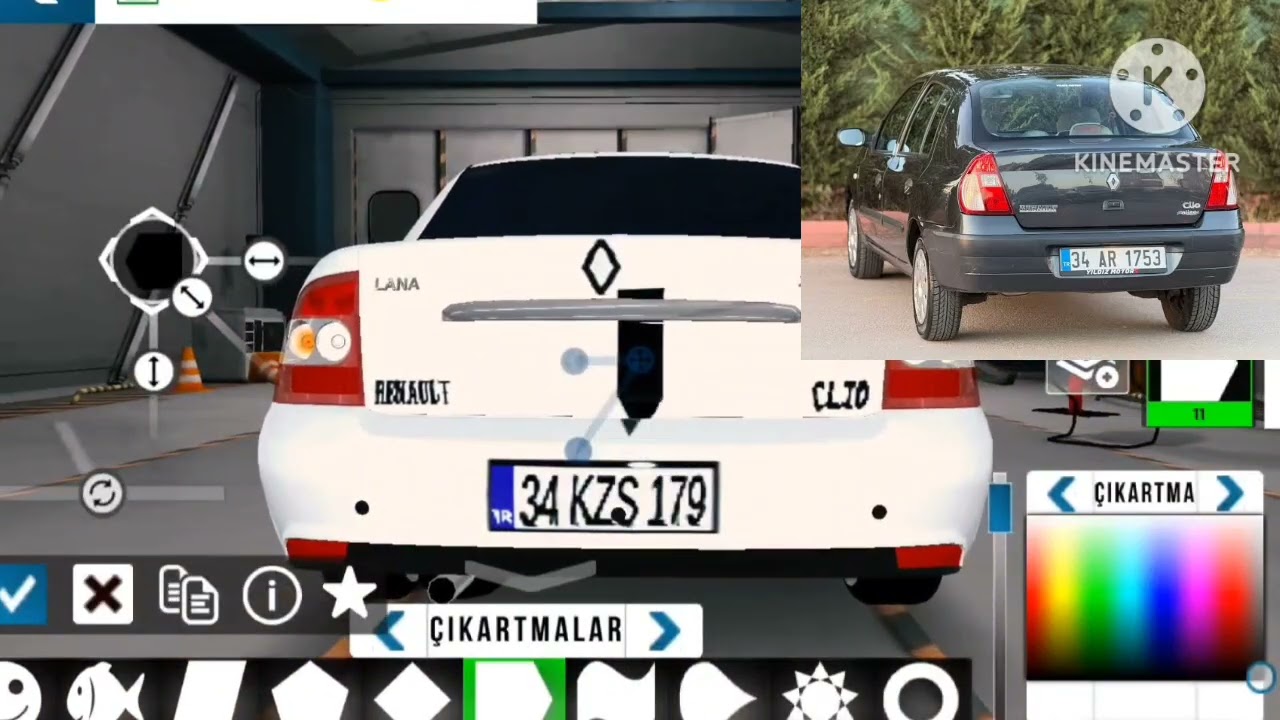 Renault Clio Eski Kasa Yapımı-Car Parking Multiplayer(CPM)(HURDA ARACI RENAULT CLİO'YA DÖNÜŞTÜRDÜM.)
